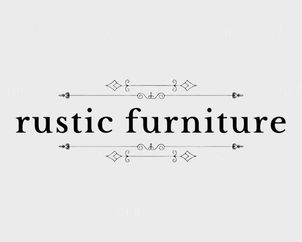 rustic furniture